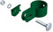Alberts 563462 Endschelle | grün | für Pfosten-Ø 34 mm