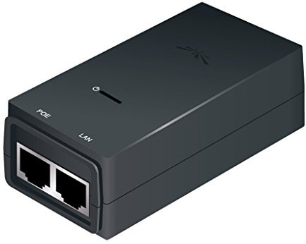 Ubiquiti Networks 24-volt Dc 12W Poe Adapter, Max Surge Discharge 1500A Power - Protects Against ESD Events - Compatible with airGateway, (POE-24-12W)