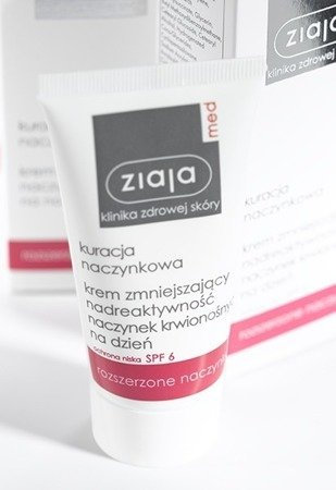 Ziaja - Moisturizing skin with a tendency to redness SPF 6 Capillary Care 50 ml - 50 ml