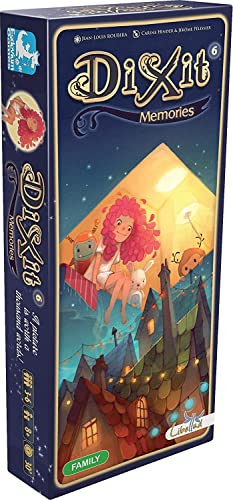 Libellud, Dixit Expansion 6: Memories, Board Game, Ages 8+, 3 to 8 Players, 30 Minutes Playing Time