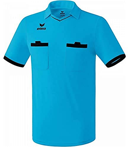 Erima Herren Saragossa Schiedsrichtertrikot, Curacao/Schwarz, XL EU