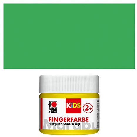 CREATIV DISCOUNT® NEU Marabu Kids Fingerfarbe, 100ml, Grün