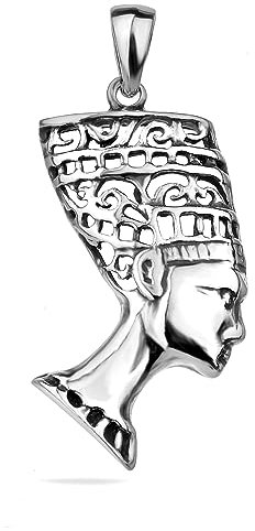 SALE! Nofretete Anhänger Sterling Silber 925 Nefertiti Ägypten Symbol Schmuck
