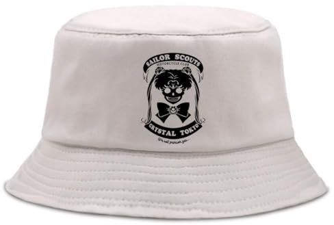 WANHONGYUE Anime Fischerhut Anglerhut Unisex UV Schutz Sonnenhut Sommer Faltbar Bucket Hut Strand Mütze Beige/1