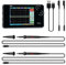 CCDSO Portable Oscilloscope DS212, Pocket Size Handheld, Built-in Rechargeable Battery, 2 Channels, 1Mhz Bandwidth, Entry Level Oscilloscope for Beginner