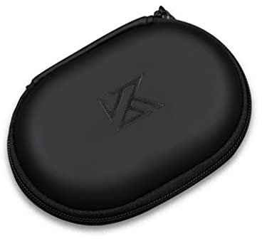 Ailan KZ Kopfhörer Etui Oval Kopfhörer Aufbewahrungsbox Tasche Staubdichter Schutzhalter mit Reißverschluss Headset Ersatzzubehör