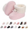 outfit spring Stivaletti Invernali per Neonato, Inverno Caldo Bambini Stivali da Neve Fondo Morbido Antiscivolo Cotone Piatto Pelliccia Calzino Bootie Regolabile Scarpe Primi Passi Bambina 0-18 Mesi