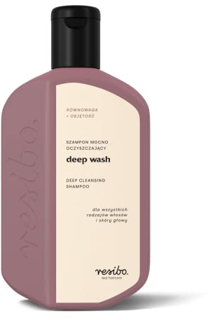 resibo. Deep Wash Cleansing Shampoo - Natürlich & Vegan | Aloe Vera Lavendel-Kamillen-Extrakte | Pflegend & Befeuchtend | Sulfatfreie & pH-neutrale Formel | Für alle Haartypen | 250 ml