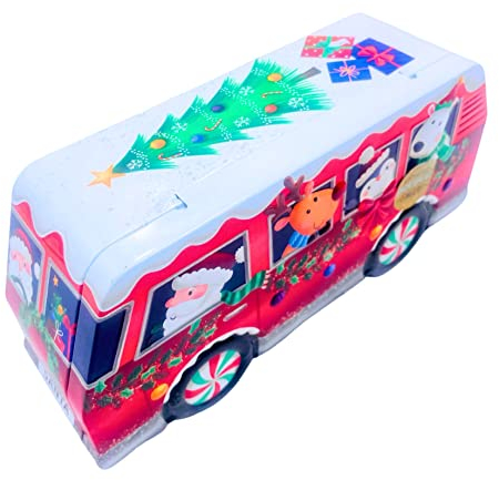 Christmas Shortbread Biscuits Gift Set | Camper Van Shortbread Biscuits Tin | Shortbread Biscuits Gift Christmas Biscuits Shortbread Tin | Tea And Coffee Biscuits Short Bread Gifts