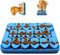 WUBAYI Tapis à friandises à lécher pour chien, tapis à renifler, odeur d'entraînement, encourage les compétences naturelles de recherche pour les chiens et les chats (bleu)