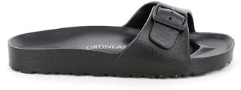 Grunland Sandali Mare Donna Black Eva Dato CI1843-M2 Ciabatte Estive (numeric_37)