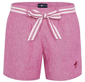 Polo Sylt Leinenshorts mit Gürtel aus Stoff