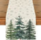Artoid Mode Kiefern Schneeflocken Weihnachten Tischläufer, Saisonnal Winter Küche Tisch Dekoration Drinnen Urlaub Party Dekor 40x240 cm