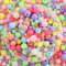 YIEUR Lot de 860 perles multicolores à enfiler - 6/8/10/12 mm - Perles en vrac mates avec trou - Perles décoratives rondes pour bracelets, colliers de hall, décoration, artisanat, fabrication de