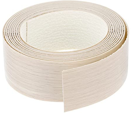 QUARKZMAN Bord Bande, 1-5/8 pouce X 9.84ft Pré-Collé Bois Placage Bordures Thermocollant Souple Bordures Bandes pour Cabinet Réparation Meuble Restauration, Chêne