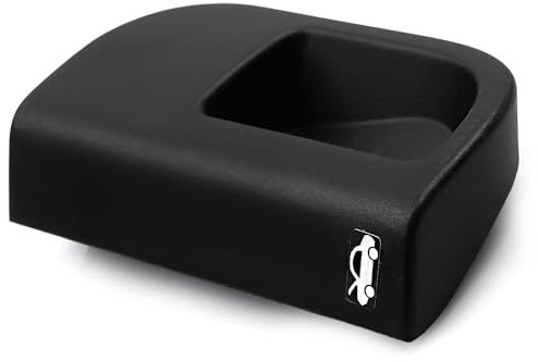 ROBUST CAR PARTS Motorhaubenöffner Hebelgriff für Citroën Nemo, Fiat Doblo, Linea, Pratico, Qubo, Peugeot Bipper, Schwarz, Kunststoff, 100% Kunststoff, L-förmig, Kein Schloss, 1 Stück