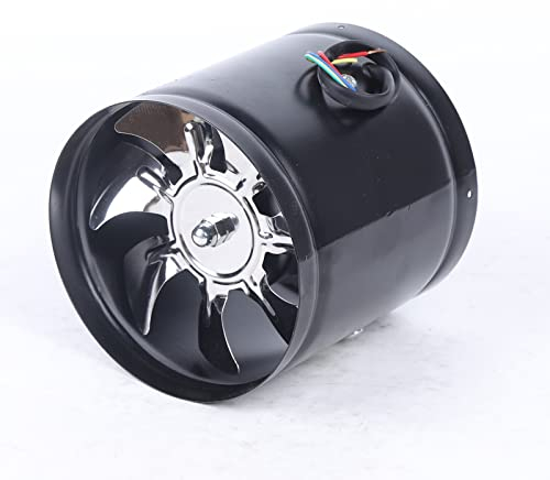 vinnyooc 220V Ventilateur Extracteur d'air, 150mm 500m³/h Ventilateur Industriel de Gaine, Ventilateur Axial de Tuyau, Ventilateur de Tuyau Silencieux pour Cuisines Séjours Hôtels