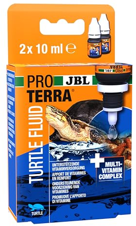 JBL Proterra Turtle Fluid 2x10 ml Flüssige Multivitamine für alle Sumpf- und Wasserschildkröten