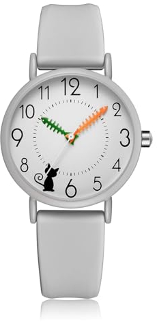 CIVO Damenuhr Analog Silikon Armbanduhr-Damen - Einfache Grau Wasserdicht Quarz Uhr Damen Elegant Klassische, Mode Geschenke für Frauen