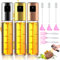 3 pulverizadores de aceite de 100 ml para cocinar, botella pulverizadora de aceite para aceite comestible, cristal transparente, spray de aceite para cocinar, botella pulverizadora, vinagre y botellas