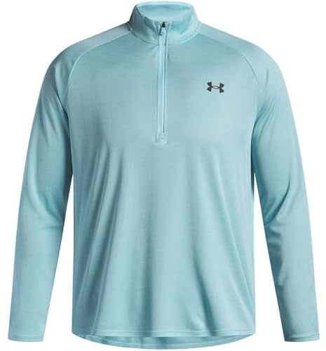 Under Armour Ua Tech Textured 1/2 Zip-Blu Herren Longsleeve blau L