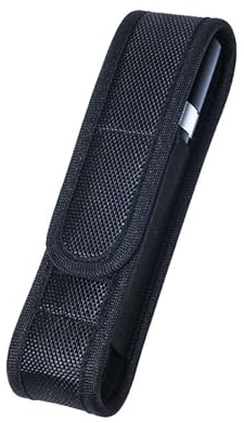 Guangcailun LED Flashlight Torch Holder Wide Application Easy to Carry LED Flashlight Torch Holder Belt Case Pouch Flashlight Pouch