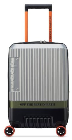DELSEY Jeep - JH001A - Valise Cabine Rigide 55 cm x 35 cm x 23 cm - 36 L - Argent
