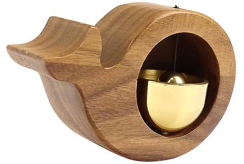 BIUDECO Shopkeeper Bell Magnetische Türglocke Dekorative Holzglocke Eingangsbenachrichtigung Installieren Und Vielseitig Einsetzbar Für Türrahmen Und Kühlschrank