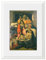 Bilder gerahmt Sandro Botticelli – Die Beweinung des toten Christus 1495 / Kunstdrucke von formida/Bilder Wand Dekoration (Rahmenfarbe weiß, 50 x 40 cm, Gerahmt)