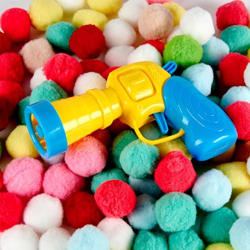 Purring Pussy Cat Ball Toy Shooter 100 Balls