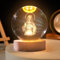 Kristallkugel Nachtlicht, Betende 3D-glaskugel Mit Holzsockel,weihnachtsdeko Glaskugel Lampe, Jesus-Kreuz-Moon-Planeten, Religiöse Geschenke Für Die Inneneinrichtung (Unsere Liebe Frau)