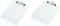 Alba Platrans Klemmbrett für DIN A4 228x10x315 mm transparent Kunststoff (Packung mit 2)