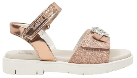 Lelli Kelly Girls Kids Rose Gold Zaira Cipria Glitter Adjustable LK4864 (CI01) Sandals (Rose Gold, UK Footwear Size System, Little Kid, Women, Numeric, Medium, 10)