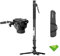 Pineta Pro Carbon Fiber Monopod with FH75 Fluid Head and Pedal Base, Light Stand Lightweight Travel Monopod with Quick Release Plate for Sony Canon Nikon DSLR Cameras, Gimbal and etc