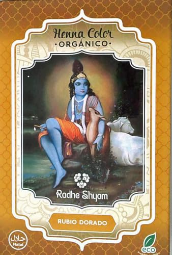Radhe Shyam Henna Rubio Dorado Polvo 100 GRS para Cabello