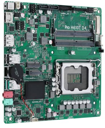 schede madri Scheda madre Fit For Asus Pro H610T D4 Mini-ITX Intel H610 DDR4 64GB M.2 supporta CPU I5-14500 i7-13700 i5-12600 i9-12900