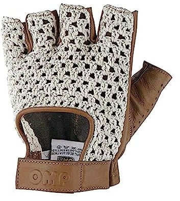 Omp OMPIB/747/M/M Tazio Handschuhe Vintage Creme/Braun Leder Größe: M