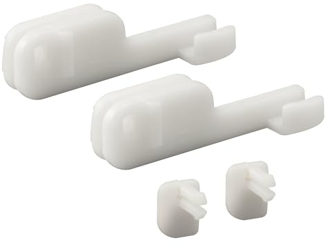 Prime-Line Products M 6090 Shower Door Bottom Guide, Nylon,(Pack of 2)