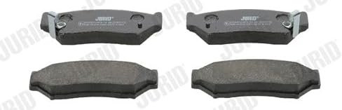 Jurid 572247J Brake Pad Set, disc brake pad set (4 Parts)