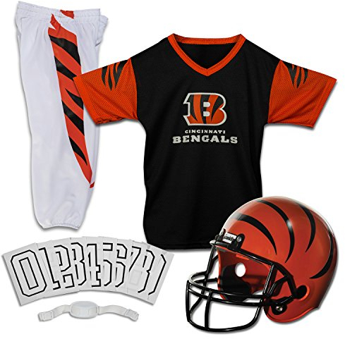 Franklin Sports NFL Cincinnati Bengals Youth Licensed Deluxe Uniform Set, Large