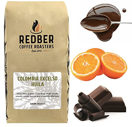 Redber Colombia Excelso Huila Filter/Ground Coffee (Dark Roast) (1kg)