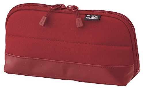 Lihit Lab Smart Fit Stifteetui (Federmäppchen), marineblau, 20,3 x 10,2 cm (A7688-11) rot