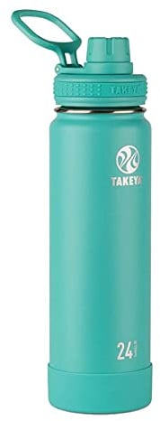 Takeya Termo con tapa para verter (24 oz), color verde azulado