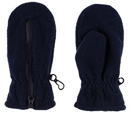 maximo Jungen Fleecefausthandschuh Winter-Handschuhe, Navy, 3