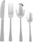 Salter COMBO-2047 32-Piece Cutlery Set - Stainless Steel Dishwasher Safe Flatware, Service for 8 Place Settings, Mirror Polished, Includes Forks, Knives, Teaspoons, Tablespoons, 15 Year Guarantee