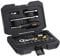 Stanley STMT82828-1 Coffret De 10 Douilles ¼’’ + Cliquet 54 Dents - Angle De Reprise 6,7° - Poignée Bi-Matière Conforme Aux Normes Iso 1174 Et Din3120 - Coffret Compacte Résistant - Jeu De 38 Pièces