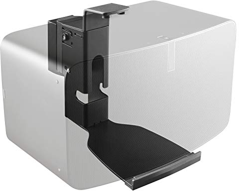 RICOO Lautsprecherwandhalterung Lautsprecher Wandhalterung für SONOS Play:5 Gen.2 Schwenkbar Neigbar LH505-B Halterung Boxen Wand Halter Boxenhalterung bis max. 7 kg Wandhalter Speaker Wall Mount
