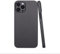 CELLBEE Kompatibel mit iPhone 12 Pro Hülle Case - Premium Slim Schutzhülle für iPhone, Extrem Dünn, Anti Kratzer, Schutz ohne Kompromisse, Deep Black - Schwarz