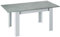 Dmora - Ausziehbarer Midland-Tisch, ausziehbare Konsole für das Esszimmer, zu öffnender Küchentisch mit Verlängerung, 140/190 x 90 x 78 cm, Zement und Weiß