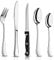 Joyfair 32 Piece Cutlery Sets + 8 Piece Steak Knives, Stainless Steel 40 Pcs Silverware Flatware Set with Fork Knife Spoon, Service for 8, Home/Camping/Party, Mirror Finished & Dishwasher Safe